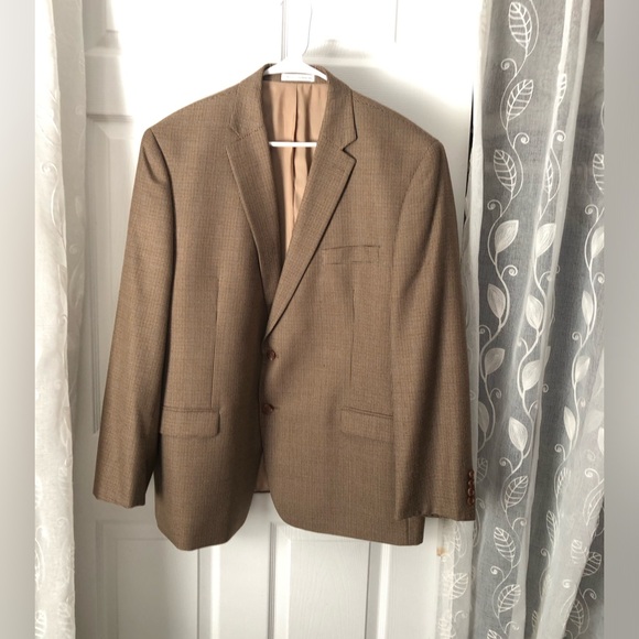 Ralph Lauren LRL Mens blazer Size 46R Two Button Single Vent inner 1 black spot